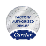 Carrier Factory Authorized Dealer Trusted Expert seal