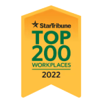 Star Tribune Top 200 Workplaces 2022 award badge