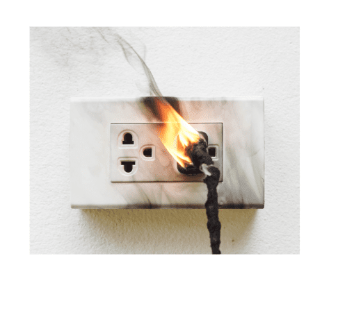 burning outlet